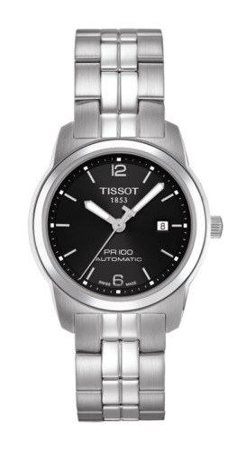 Tissot PR 100 Automatic 27 Stainless Steel / Black / Bracelet